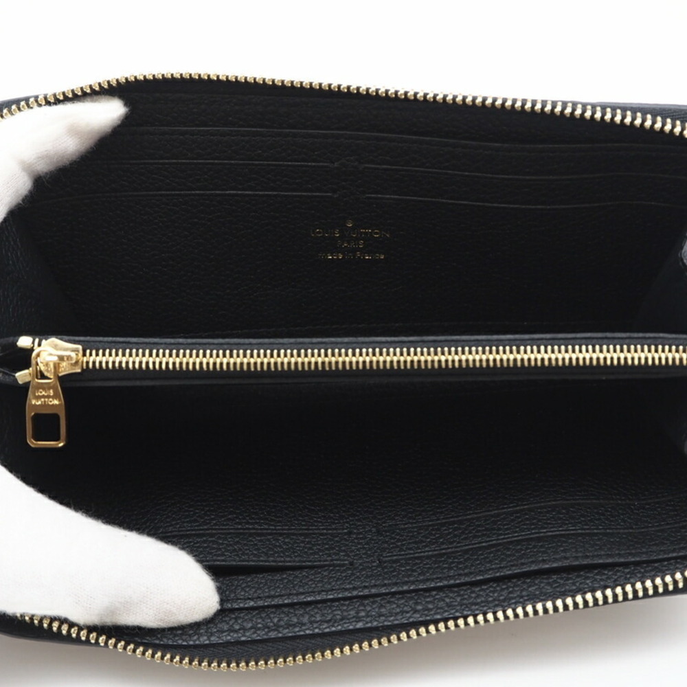 LOUIS VUITTON Empreinte Portefeuille Clemence M60171 Long Wallet in Black Cal... - Picture 9 of 13